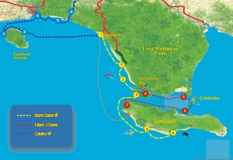 la romana travel guide for tourists a map of la romana