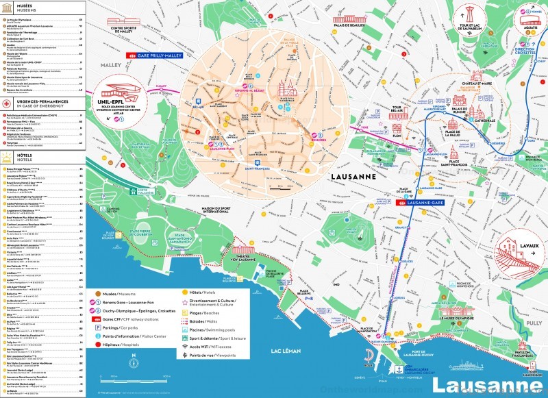 lausanne travel guide for tourists map of lausanne 3