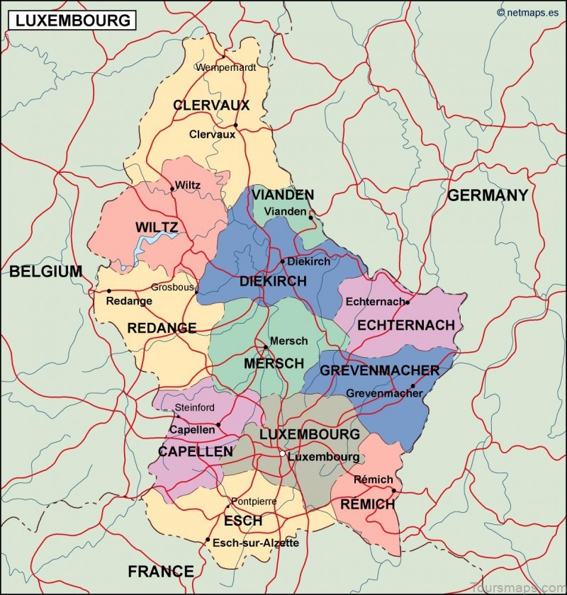 luxembourg travel guide for tourists map of luxembourg 4