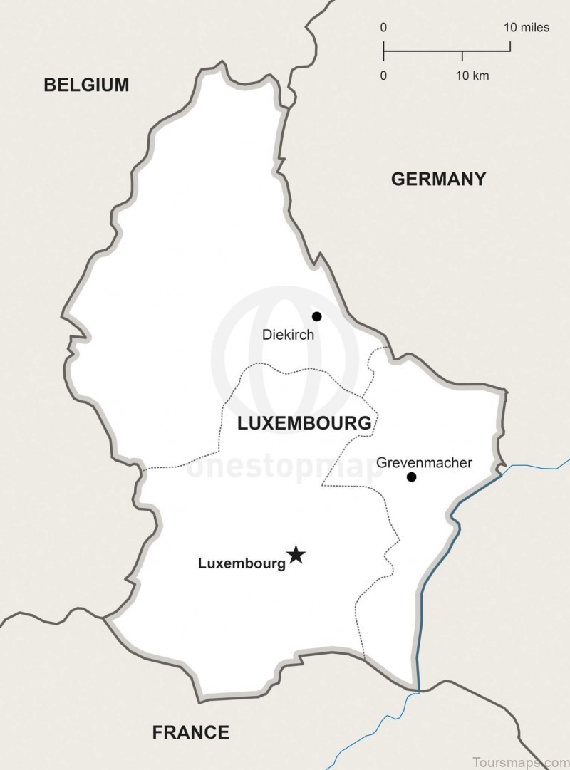 luxembourg travel guide for tourists map of luxembourg