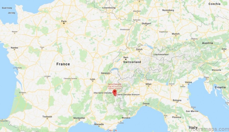 map of serre chevalier guide for tourists and travellers coming to serre chevalier 2