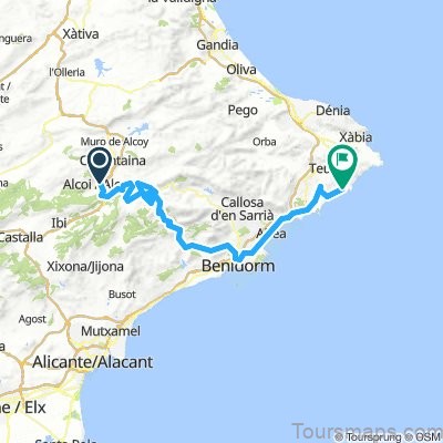 moraira travel guide for tourist map of moraira 2