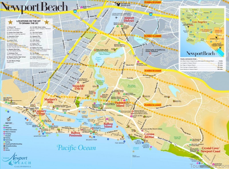 newport beach travel guide map of newport beach 4