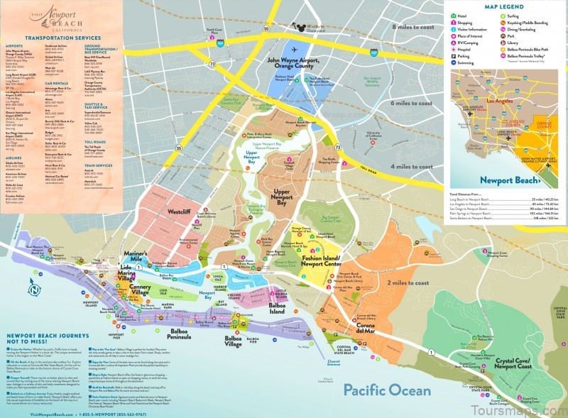 newport beach travel guide map of newport beach 5