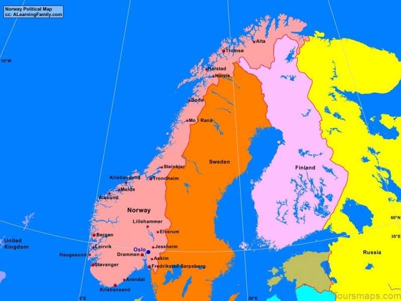 norway travel guide for tourists map of norway 4