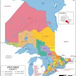 ontario travel guide for tourist map of ontario 1