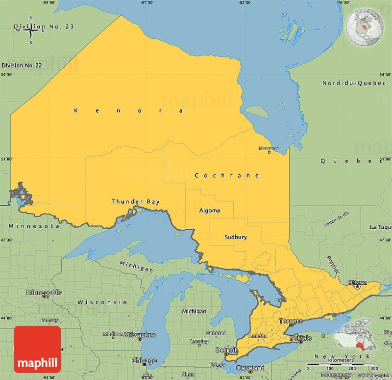 %name Ontario Travel Guide For Tourist   Map Of Ontario