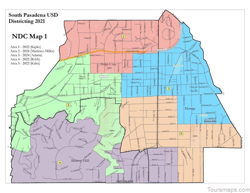 pasadena travel guide for tourists map of pasadena 6