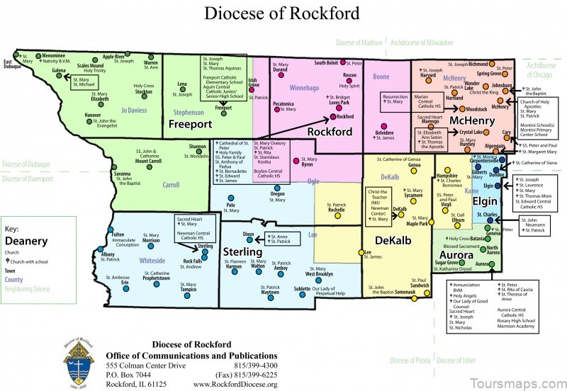 %name Rockford Travel Guide For Tourists: Map Of Rockford