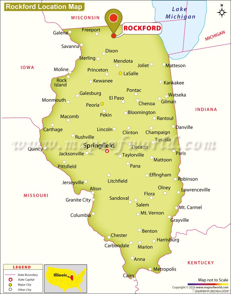 Rockford Travel Guide For Tourists: Map Of Rockford - ToursMaps.com