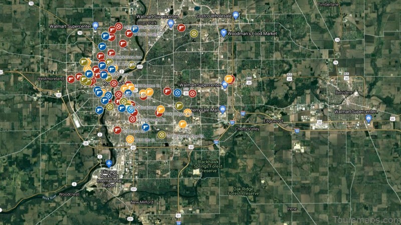 rockford travel guide for tourists map of rockford