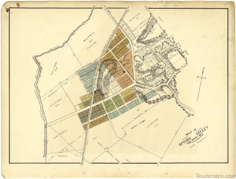 spring valley travel guide for tourist map of spring valley 1