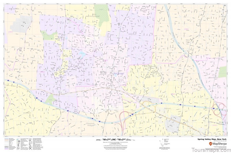 spring valley travel guide for tourist map of spring valley 4