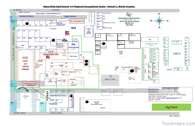 the complete bakersfield travel guide map of bakersfield 1