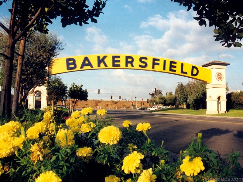 the complete bakersfield travel guide map of bakersfield 11