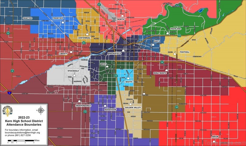 the complete bakersfield travel guide map of bakersfield 5