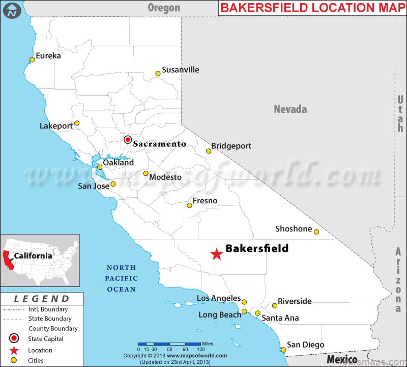 the complete bakersfield travel guide map of bakersfield 9