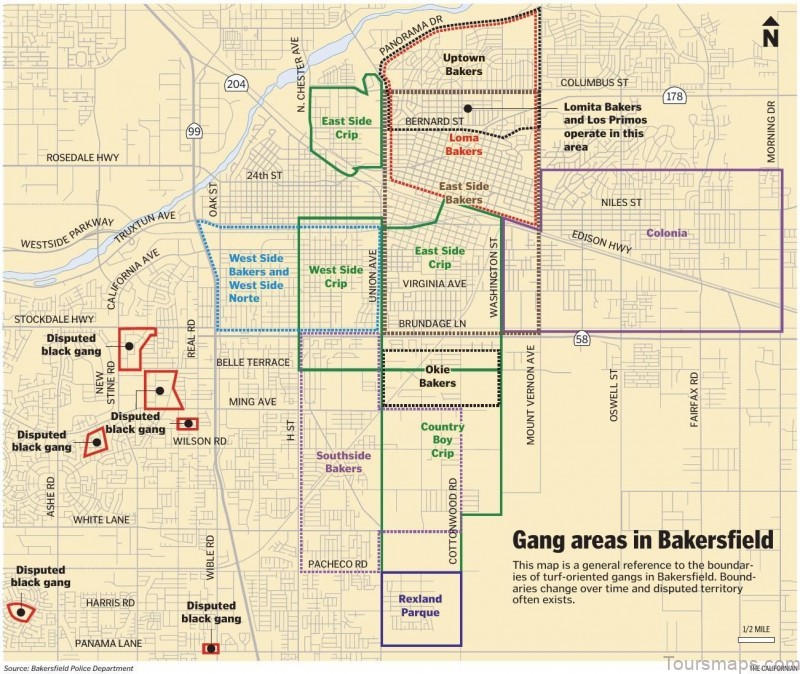 the complete bakersfield travel guide map of bakersfield