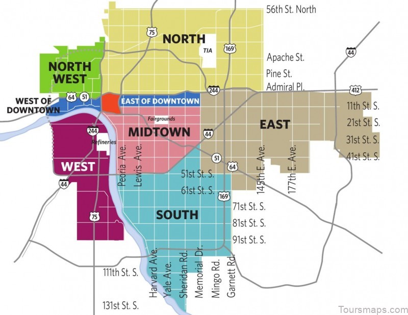 tulsa travel guide and map 1