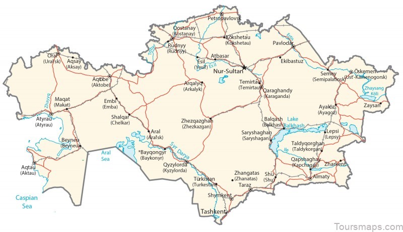 almaty travel guide a map of the city 5