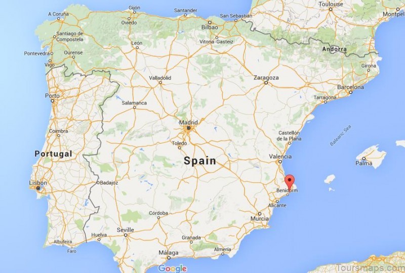 altea map of altea spain 4