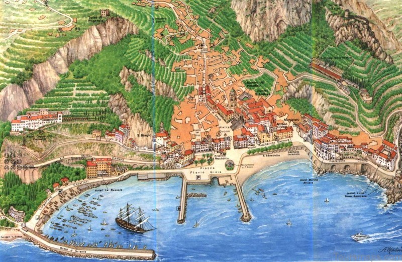 amalfi travel guide for tourists map of amalfi italy 2