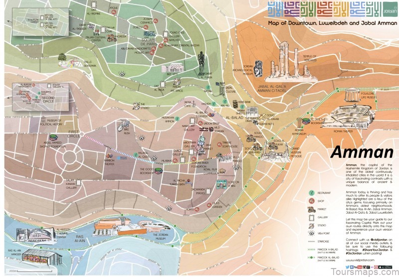 amman travel guide a map of amman 3