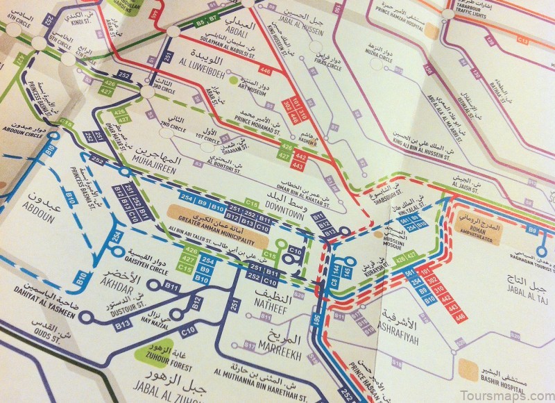 amman travel guide a map of amman 4