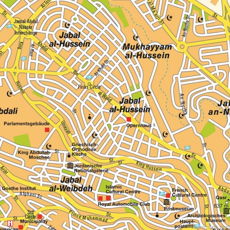 amman travel guide a map of amman 5