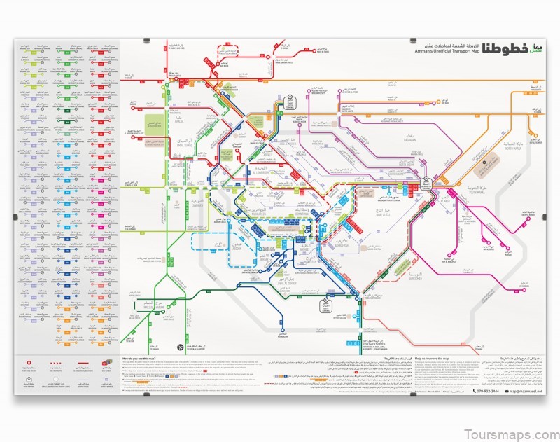 amman travel guide a map of amman