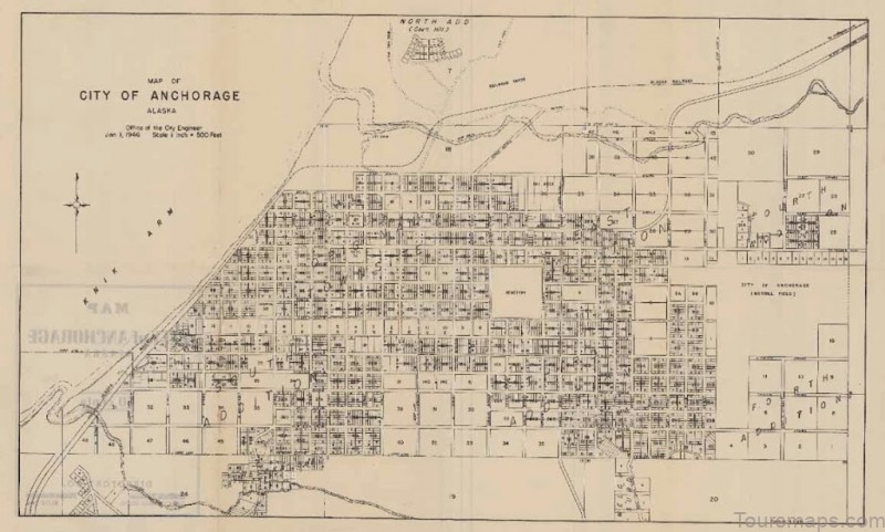 anchorage travel guide for tourists a map of anchorage alaska 3