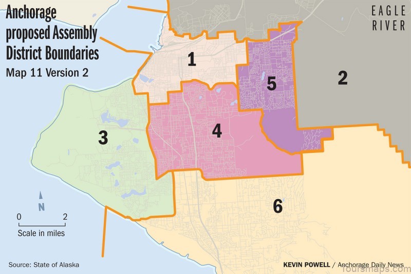 anchorage travel guide for tourists a map of anchorage alaska 4