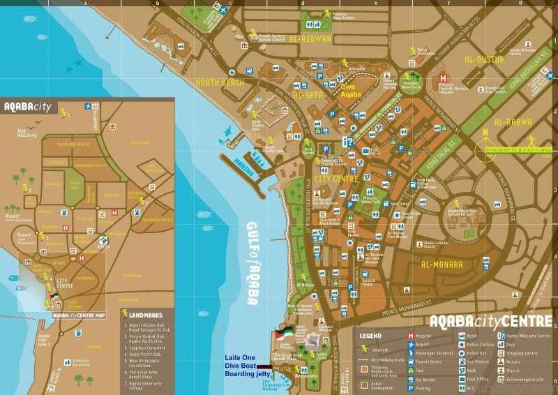 aqaba travel guide map activities attractions and hotels 2