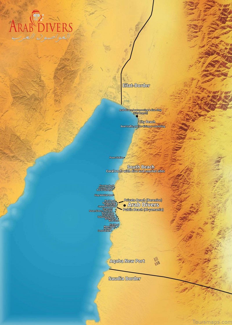 aqaba travel guide map activities attractions and hotels 4