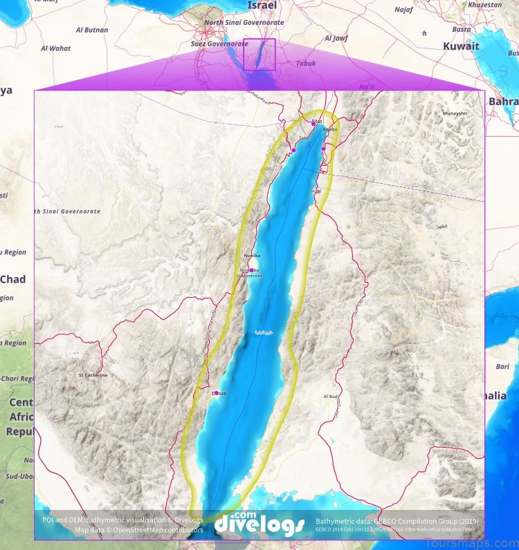 aqaba travel guide map activities attractions and hotels 5