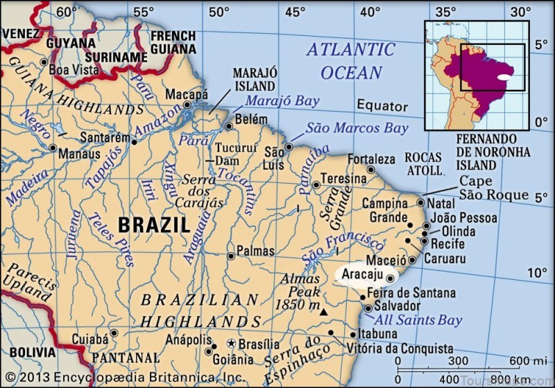 aracaju travel guide map of aracaju 1