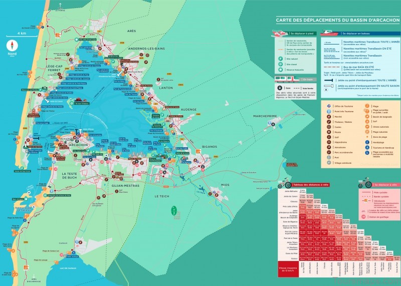 arcachon travel guide map of arcachon 1