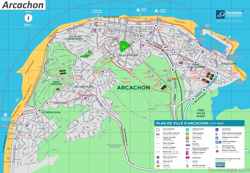 arcachon travel guide map of arcachon 3