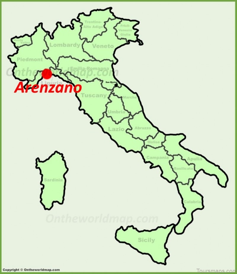 arenzano travel guide for tourists map of arenzano