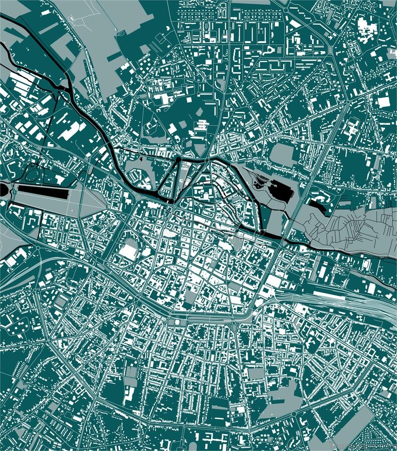 map of amiens a cruising tourists guide 5