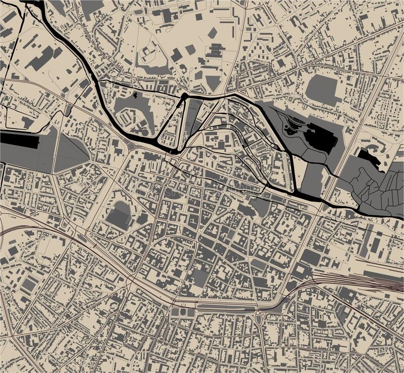 map of amiens a cruising tourists guide 6