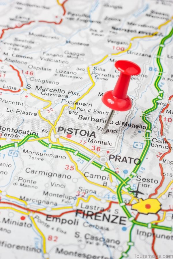 map of the best things to do in pistoia 4