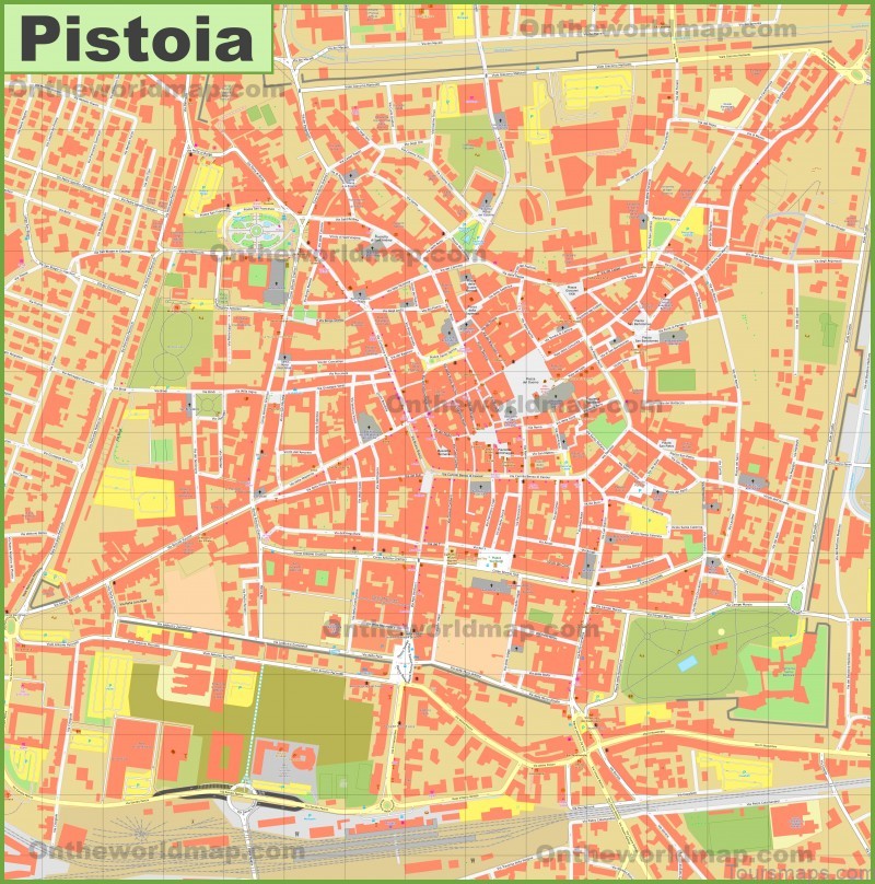 map of the best things to do in pistoia 5