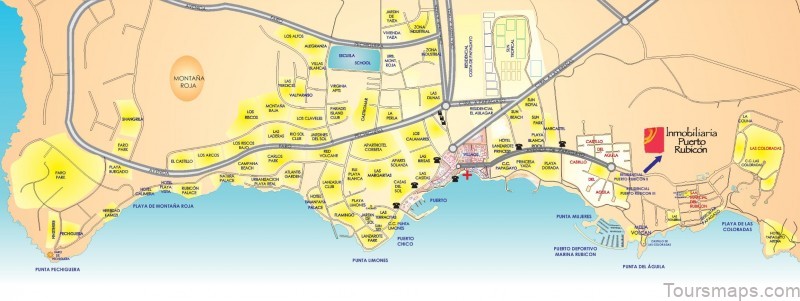 playa blanca travel guide for tourists map of playa blanca 5