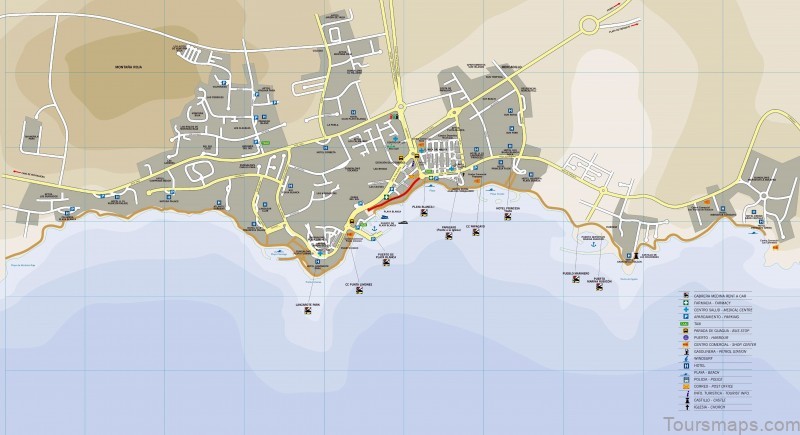 playa blanca travel guide for tourists map of playa blanca 6