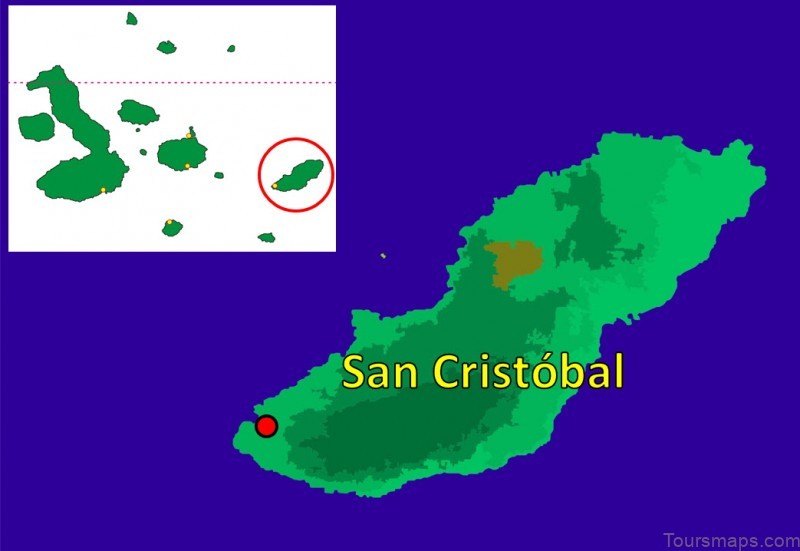 puerto baquerizo moreno travel guide for tourist map of puerto baquerizo moreno 3