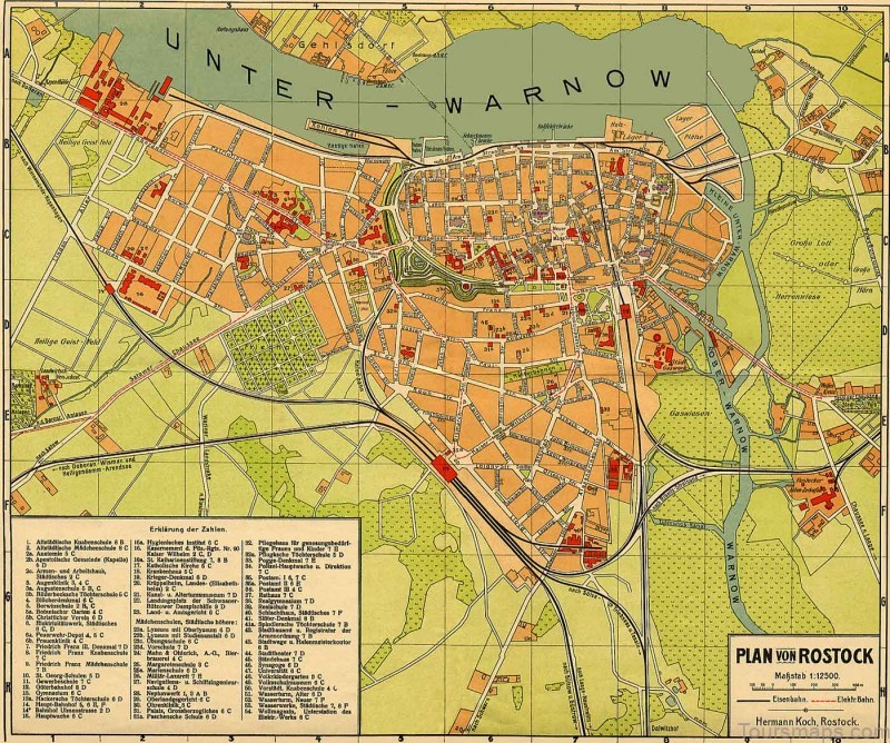 rostock tourist map and things to do 6