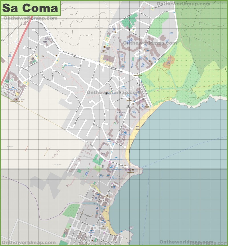 sa coma travel guide for tourist map of sa coma 2