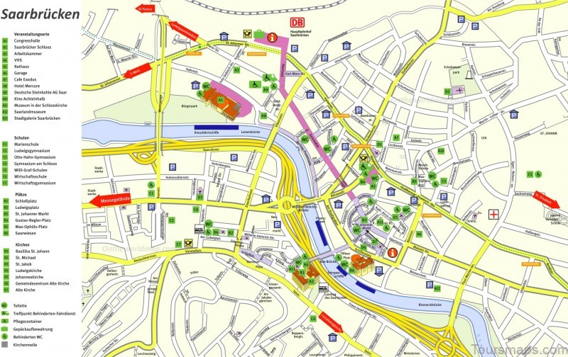 saarbrucken travel guide for tourists map of saarbrucken 4