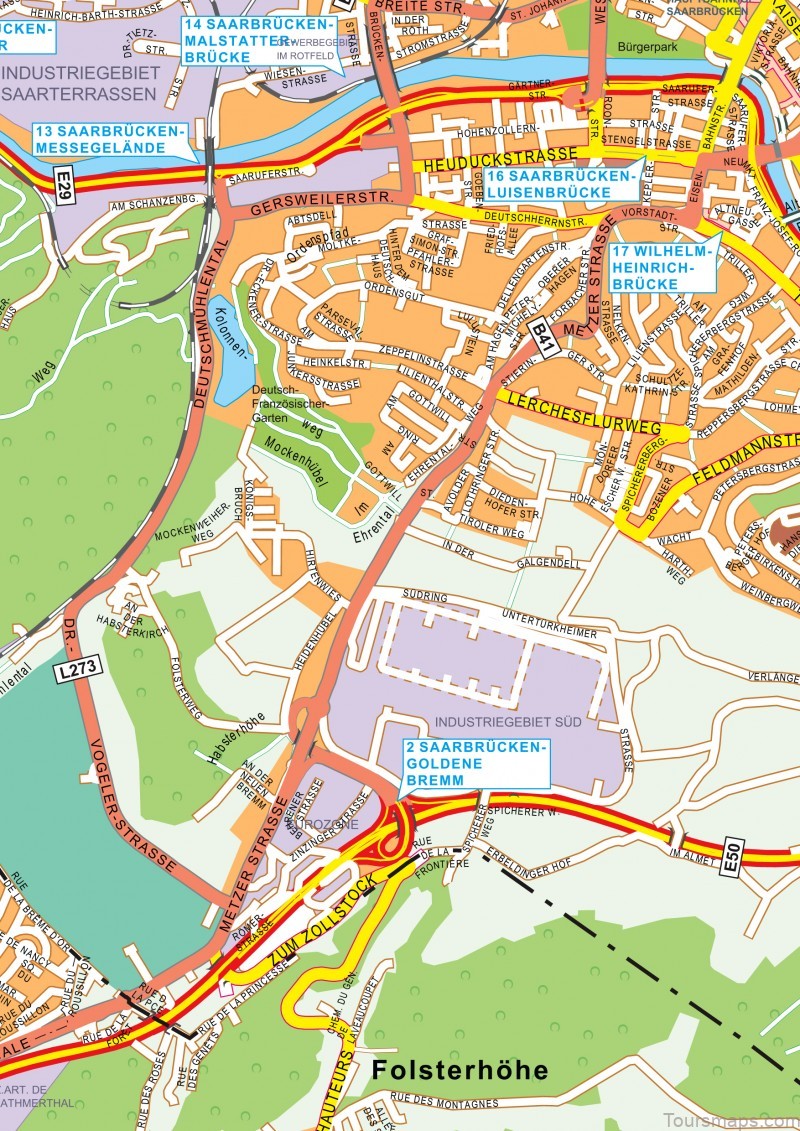 saarbrucken travel guide for tourists map of saarbrucken 6